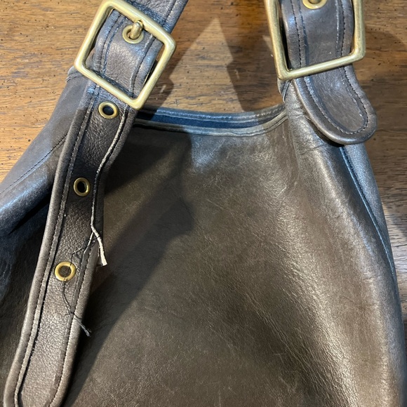 Coach Duffle Feed Sack Bucket Bag F5D 9953 - Picture 6 of 9